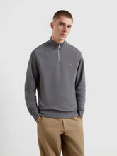 Load image into Gallery viewer, Farah Grey Zip Sweat f4ksb073 026