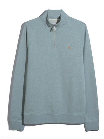 Farah Jim Green Zip Sweat F4KSB073 306