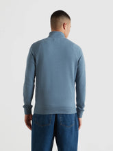 Load image into Gallery viewer, Farah Jim Blue Zip Sweat F4KSB073 401