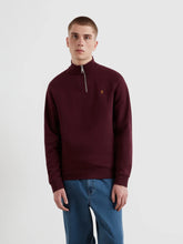 Load image into Gallery viewer, Farah Burgundy Zip Sweat f4ksb073 507