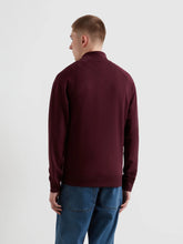 Load image into Gallery viewer, Farah Burgundy Zip Sweat f4ksb073 507