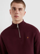 Load image into Gallery viewer, Farah Burgundy Zip Sweat f4ksb073 507