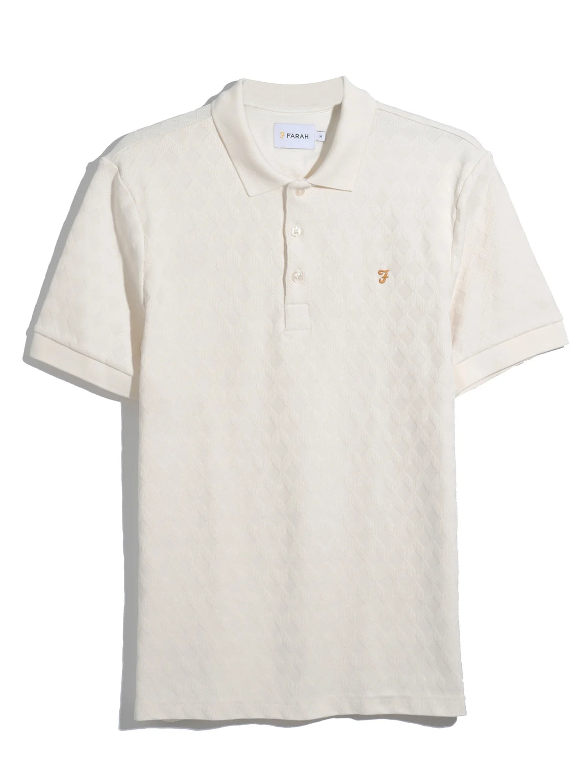 Farah Ecru Polo Shirt F4KSG009 280