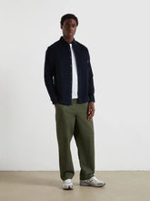 Load image into Gallery viewer, Farah Navy Cord Overshirt f4wfe035 412