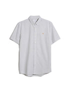 Farah Slim Fit Green Striped Shirt f4wmd006 335