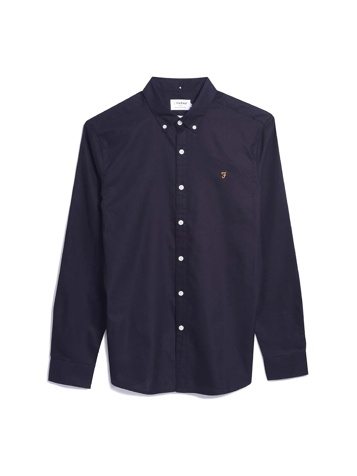 Farah Navy Slim Fit Shirt F4WSB060 454
