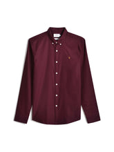 Load image into Gallery viewer, Farah Burgundy Slim Fit Shirt F4WSB060 507