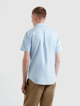 Load image into Gallery viewer, Farah Blue Brewer Short Sleeve Shirt F4WSB061 468