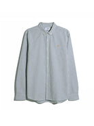 Farah Green Stripe Slim Fit Shirt F4WSB070 300