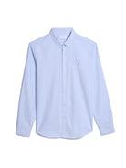 Farah Blue Stripe Slim Fit Shirt F4WSB070 468