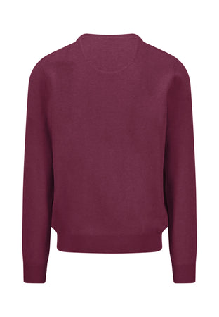 Fynch Hatton Merlot Crew Neck Jumper 1613 210 368
