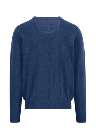 Fynch Hatton Midnight Blue Crew Neck Jumper 1613 210 672