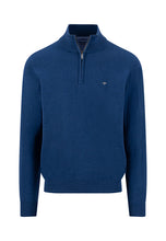 Load image into Gallery viewer, Fynch Hatton Midnight Blue Zip Jumper 1613 215 672