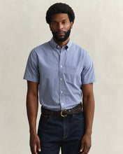 Load image into Gallery viewer, Gant Blue Gingham Short Sleeve Shirt 3000151 436
