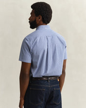 Load image into Gallery viewer, Gant Blue Gingham Short Sleeve Shirt 3000151 436