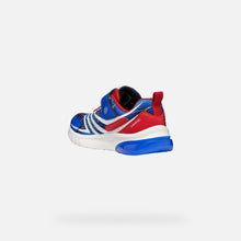 Load image into Gallery viewer, Geox Spiderman Royal Blue Red J55LBH