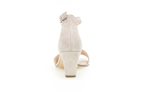 Gabor 41.790.64 | Dressy Heel Sandals in Beige Rouge with 7cm Heel Height