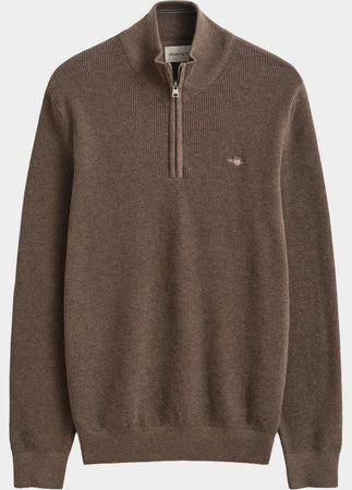Gant Brown Zip Knit 8030292 294
