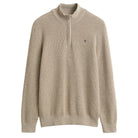Gant Oat Melange Zip Knit 8030292 198