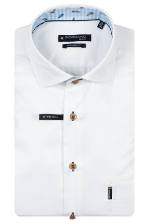 Giordano White Short Sleeve Shirt 616042 10
