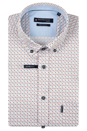 Giordano Printed Red Shirt 616017 30
