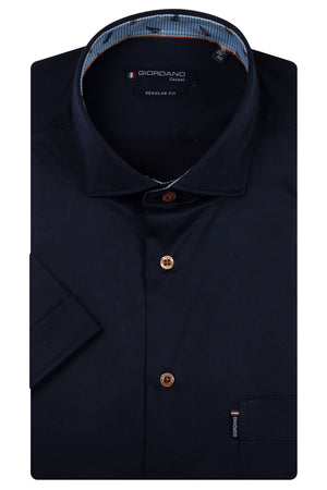 Giordano Navy Short Sleeve Shirt 616042 60