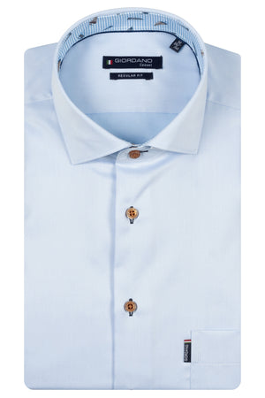 Giordano Blue Short Sleeve Shirt 616042 61