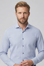 Load image into Gallery viewer, Giordano Blue Stripe Shirt 617840 61