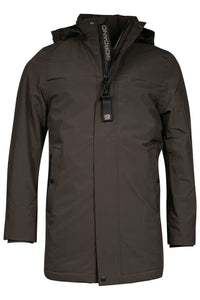 Giordano | Parka Hooded Jacket in Green | 422631 70