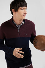 Load image into Gallery viewer, Eden Park H24MAIPU0026 BXF3 Burgundy  Navy