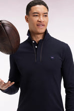 Load image into Gallery viewer, Eden Park Navy Polo Long Sleeve H25MAIPL0008 blf