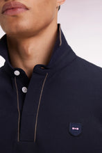 Load image into Gallery viewer, Eden Park Navy Polo Long Sleeve H25MAIPL0008 blf