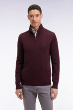 Load image into Gallery viewer, Eden Park Burgundy Zip Knit h25maipu0002 bxm6