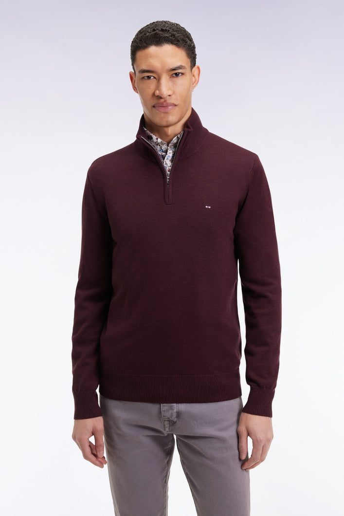 Eden Park Burgundy Zip Knit h25maipu0002 bxm6