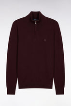 Load image into Gallery viewer, Eden Park Burgundy Zip Knit h25maipu0002 bxm6