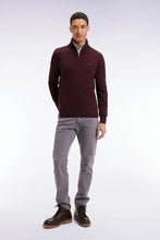 Load image into Gallery viewer, Eden Park Burgundy Zip Knit h25maipu0002 bxm6