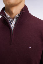 Load image into Gallery viewer, Eden Park Burgundy Zip Knit h25maipu0002 bxm6