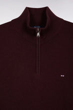 Load image into Gallery viewer, Eden Park Burgundy Zip Knit h25maipu0002 bxm6