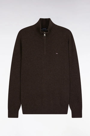 Eden Park Brown Zip Knit h25maipu0002 mam20