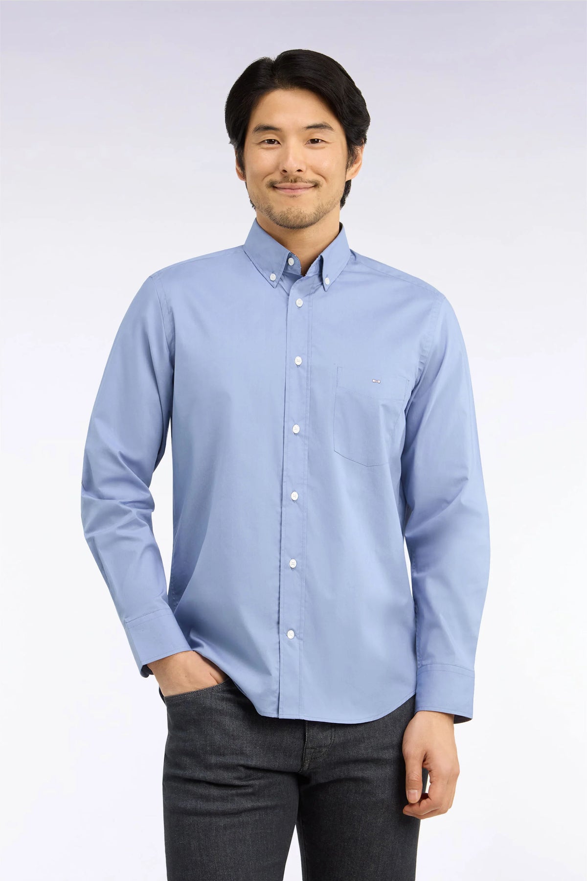 Eden Park Blue Oxford Shirt H26CHECL0008 blc8