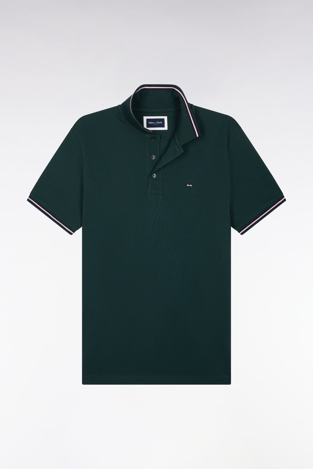 Eden Park Green Tipped Polo Shirt H26MAIPC0005 vef21