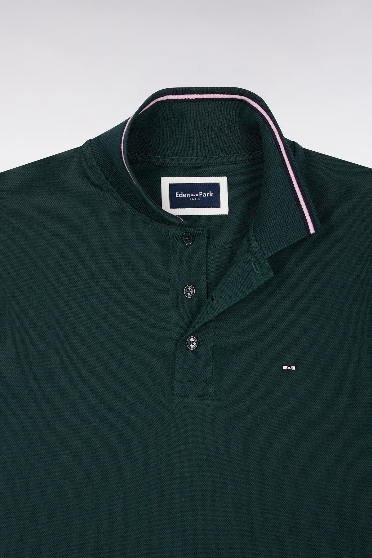 Eden Park Green Tipped Polo Shirt H26MAIPC0005 vef21