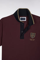 Eden Park Burgundy Polo Shirt H26MAIPC0037 BXF3