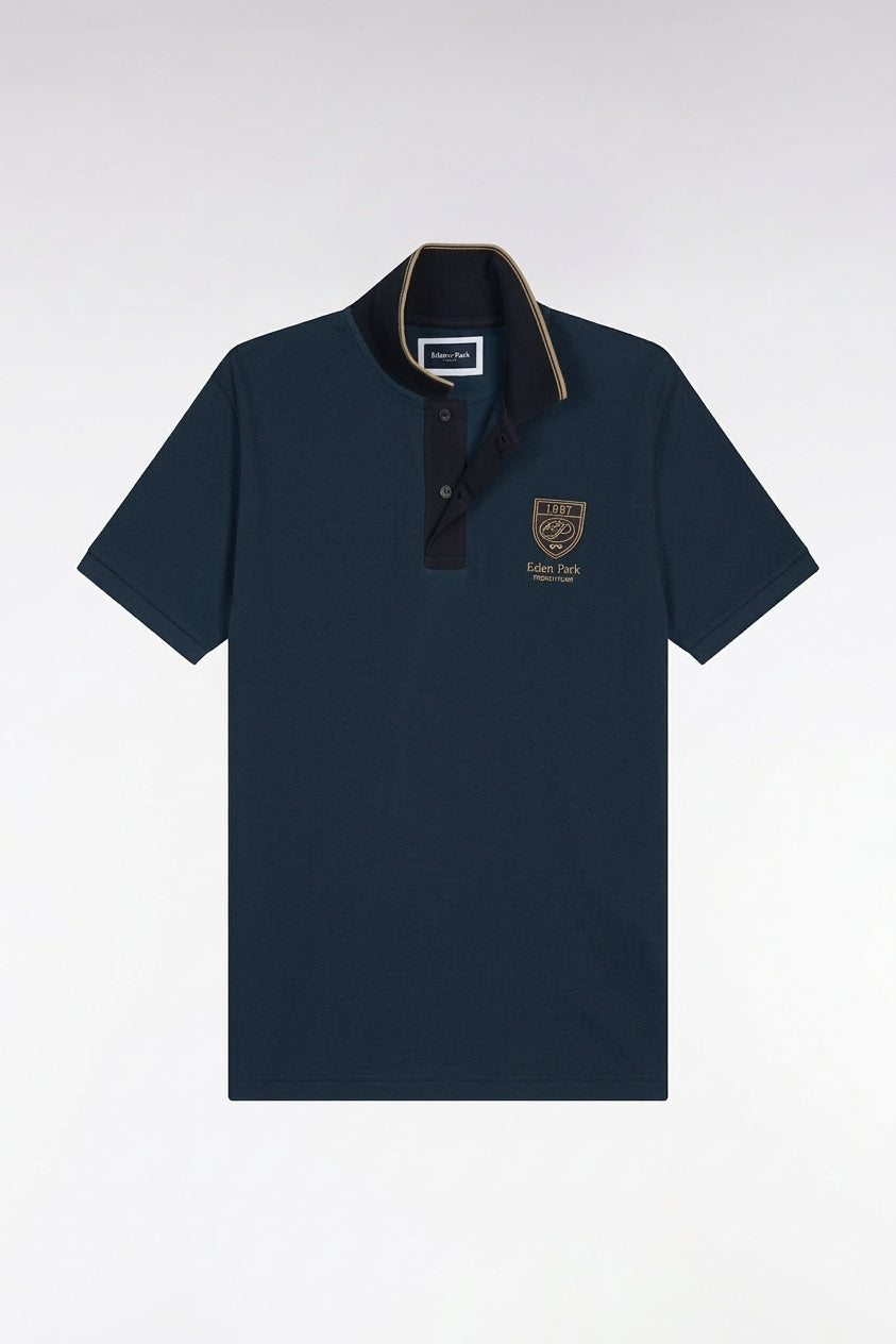 Eden Park Blue Polo Shirt H26MAIPC0037 grf13