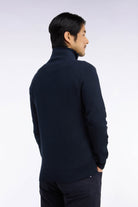 Eden Park Navy Zip Knit H26MAIPU0006 blf