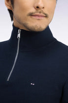 Eden Park Navy Zip Knit H26MAIPU0006 blf