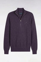 Eden Park Bilberry Purple Zip Knit H26MAIPU0006 vif2