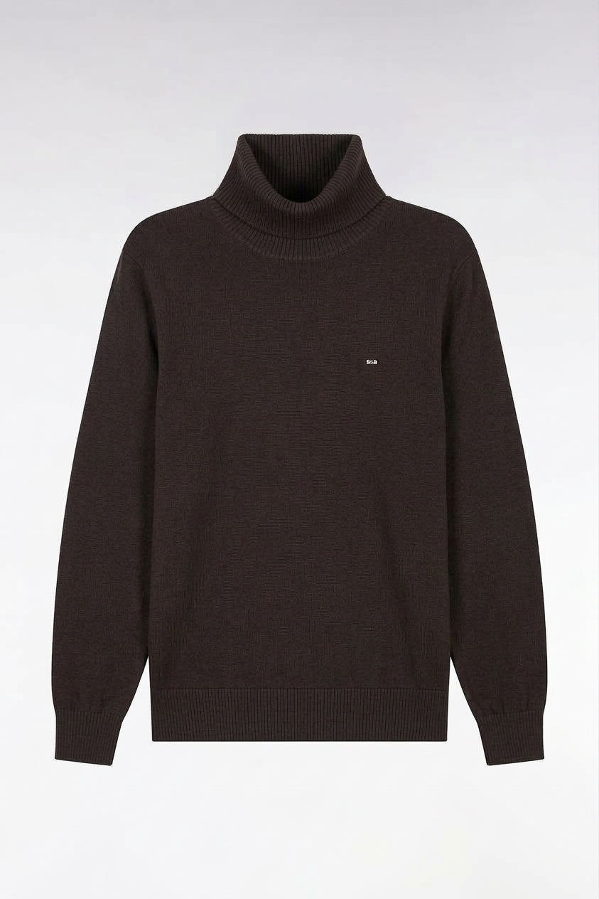 Eden Park Brown Turtle Neck H26MAIPU0039 maf1