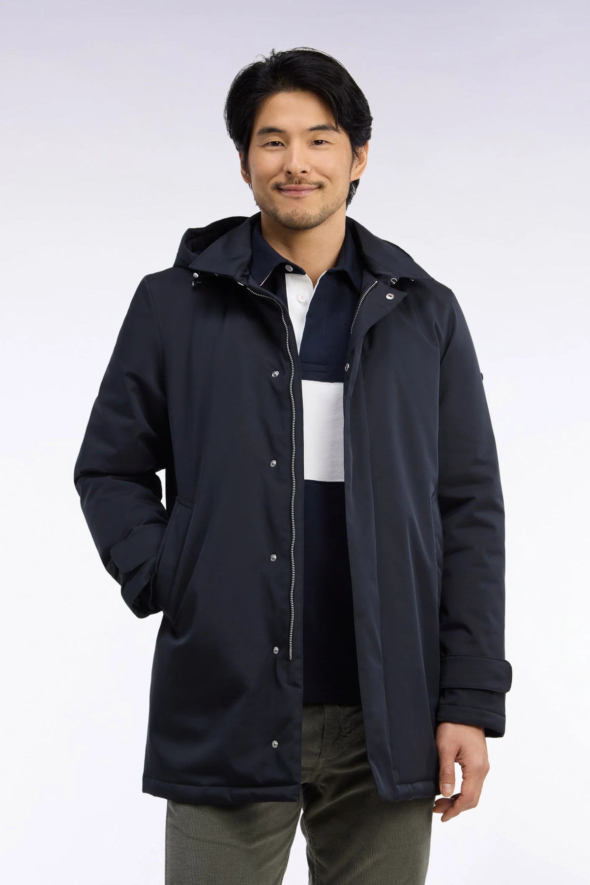 Eden Park Navy Coat H26PAMIM0001 blf