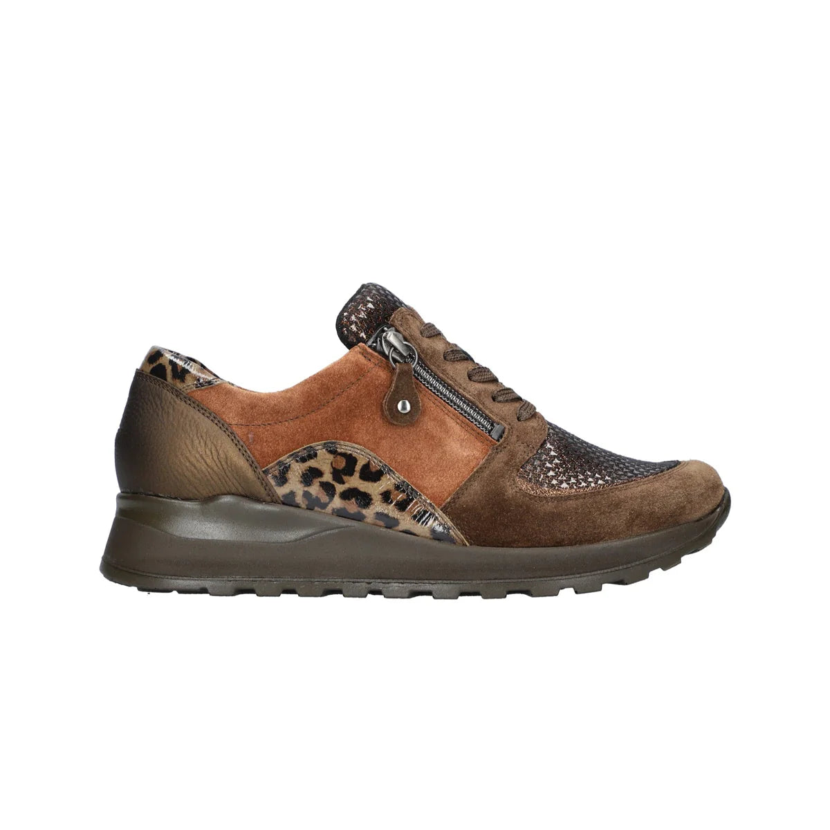 Waldläufer Wood Khaki Trainers H64007 277